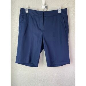 IZOD Golf Women's Blue Bermuda Shorts Size 14 Golf Activewear